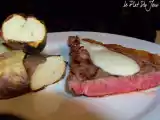 Recette Filet de boeuf grillé, pommes de terre à la braise, sauce coup de corne