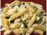Recette Gratin de penne courgette et jambon à la crème de parmesan