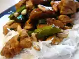 Recette Nouilles au poulet à l'asiatique