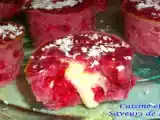 Recette Extra moelleux de framboise au coeur coulant de chocolat blanc