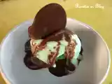 Recette Glace a la menthe et son coulis de chocolat noir