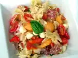 Recette Salade de pâtes façon melon à l'italienne