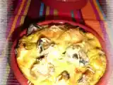 Recette Clafoutis aux champignons de paris