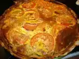 Recette Quiche a la tomate et blancs de dinde
