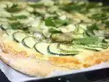Recette Pizza sucré-salé courgette-emmental