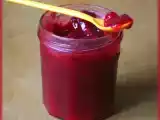 Recette Confiture de prunes rouges à l'amande.