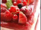 Recette Terrine aux fruits rouges et lait d' amande