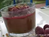 Recette Verrines mousse chocolat, framboises & spéculoos