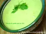 Recette Soupe de petits pois