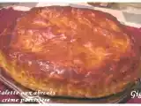 Recette Galette aux abricots crème pâtissière