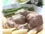 Recette Boulettes de veau, sauce aux champignons maison