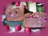 Recette Cake moelleux chocolat-framboise