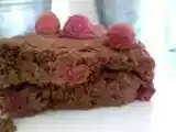 Recette Gâteau léger chocolat framboises