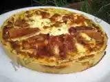 Recette Tarte courgette, chèvre et pancetta