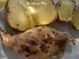 Recette Lapin et pommes de terre en papillotte au barbecue