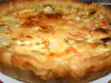 Recette Quiche aux endives avec un peu de saumon