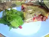 Recette Quiche jambon-chèvre-poivrons