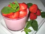 Recette Mousse de fraises légère.