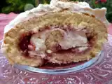 Recette Roulé à la confiture de fraise et à la chantilly
