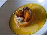 Recette Palourdes à la patate douce, jus de mandarine à l'huile d'olive
