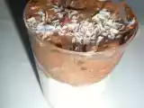 Recette Verrine noix de coco et chocolat noir