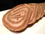 Recette Pain d'épice façon buche au foie gras