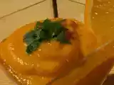 Recette Soupe froide aux carottes, orange, coriandre et huile d'argan