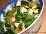 Recette P'tite salade de mâche aux amandes