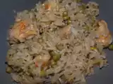Recette La salade de poulet, riz, soja et petits pois?