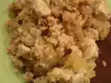 Recette Crumble de poulet aux pommes et au curry