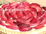 Recette Tarte aux pêches de vigne et à la mousse de mascarpone