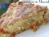 Recette Quiche au thon et poivrons sans pâte