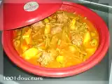 Recette Tajine de keftas/haricots verts & pommes de terre aux olives