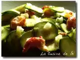 Recette Salade, toute fraîche, de courgettes aux queues d'écrevisses