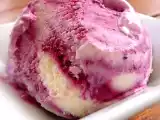 Recette Glace cassis fromage blanc un délice !