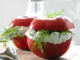 Recette Tomates farcis de fromage blanc...