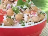 Recette Salade de riz et pois chiches