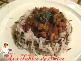 Recette Supions sauce épicée aux trois riz