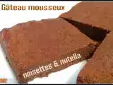 Recette Gâteau léger et mousseux au nutella (sans beurre)