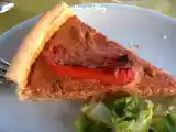 Recette Tarte a la brousse tomate et poivron