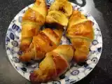 Recette Petits croissants poire-chocolat ou trois fois rien pour un délice!