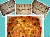 Recette Pizza blanche et rouge...