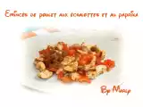 Recette Emincés de poulet aux echalottes et au paprika