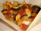 Recette Cabillaud à la provencal (tomates, oignons, courgettes et basilic)
