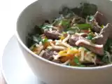 Recette Boeuf sauté gingembre, citron vert et feuilles de coriandre