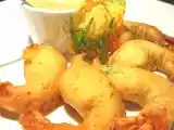 Recette Beignets de gambas & sauce à l'estragon...