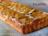 Recette Tarte aux prunes jaunes sur crème d'amandes, sans gluten et sans lactose