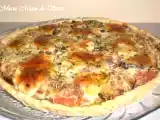 Recette Tarte boeuf & aubergines mozzarella