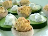 Recette Champignons farcis au crabe