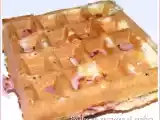 Recette Des gaufres au parmesan et au jambon